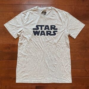 Star Wars Light Gray Logo T-Shirt